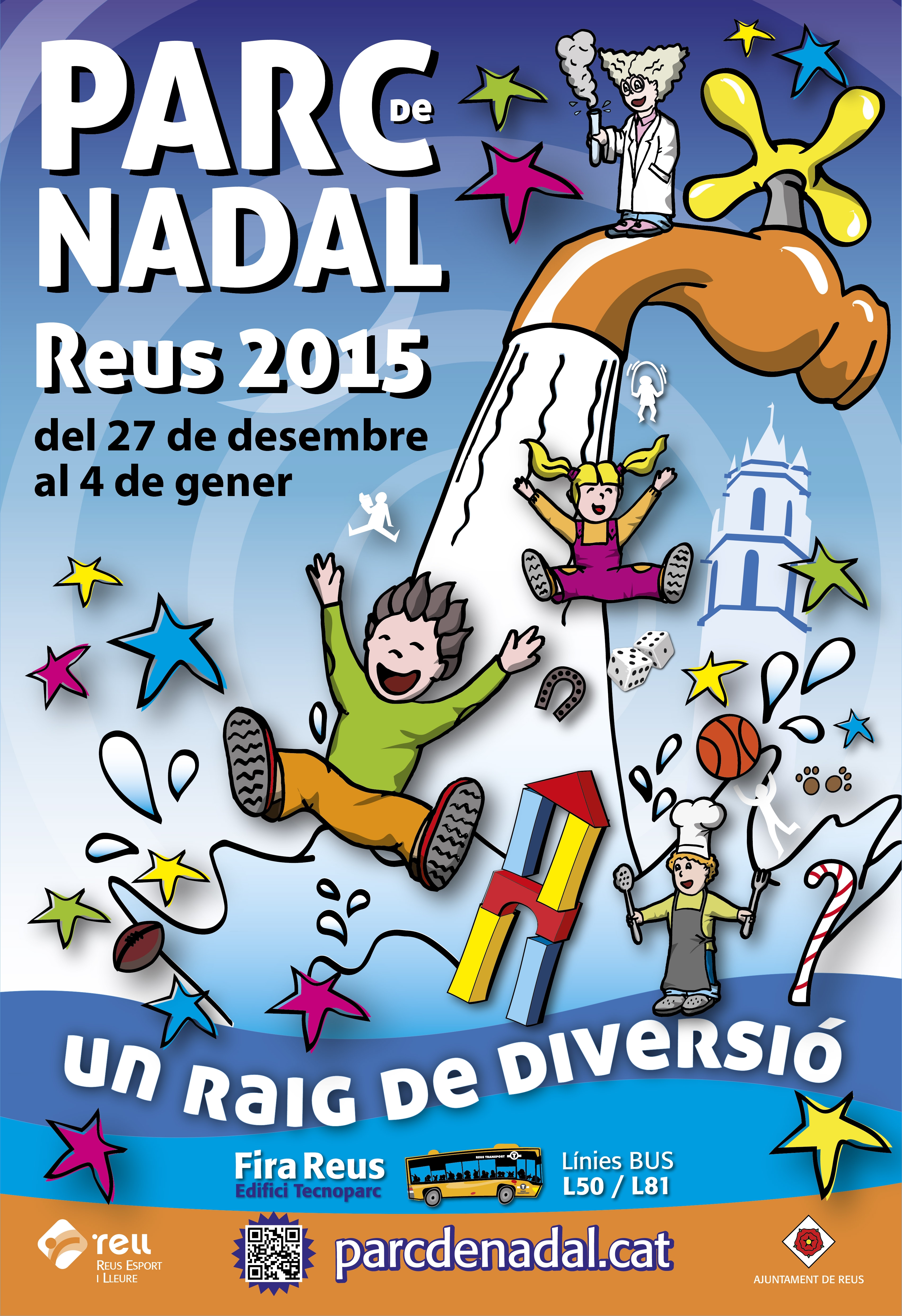 El Parc de Nadal de Reus obre portes aquest diumenge, 27 de desembre