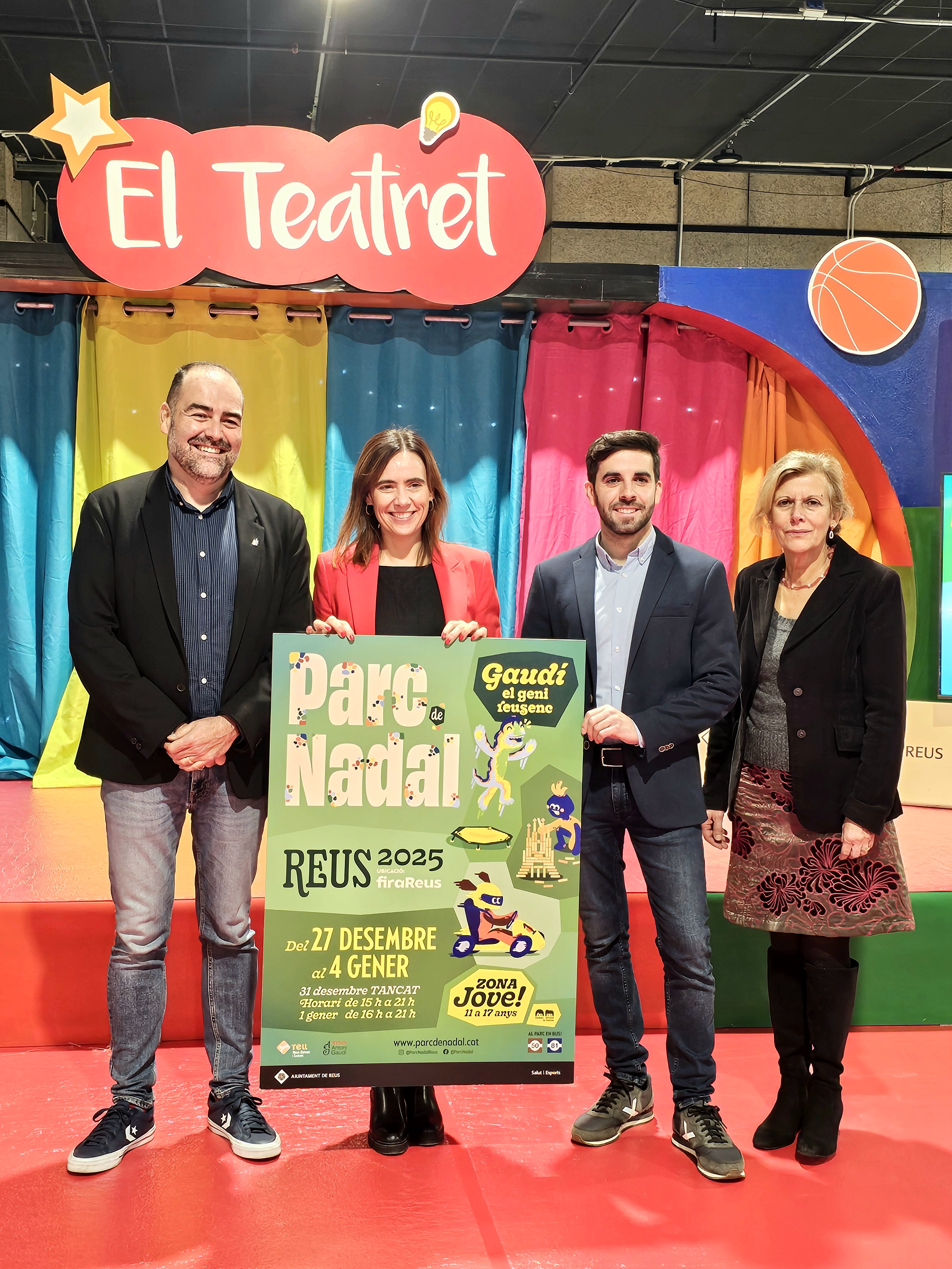 El Parc de Nadal de Reus homenatja la figura de Gaudí